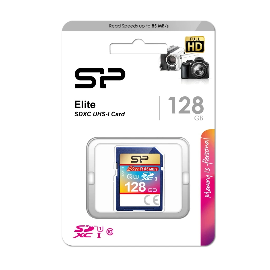 Silicon Power Elite SDXC Card 128GB - UHS-I